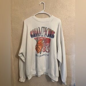 Vintage Graphic Sweatshirt - White